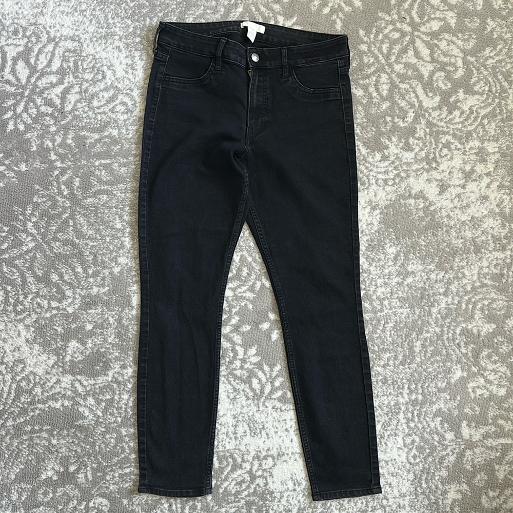 H&M Black Skinny Jeans, Size 8